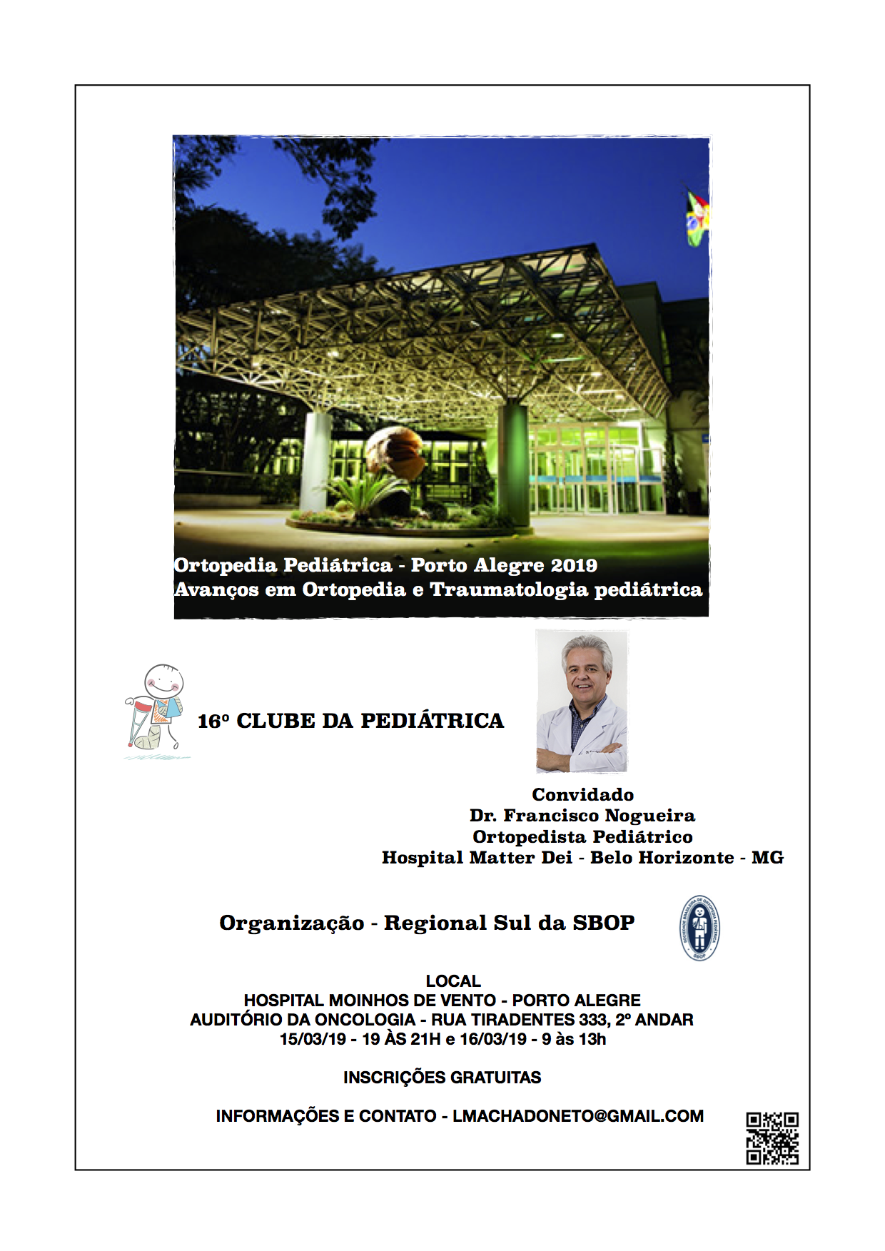 16&ordm; Clube da Pedi&aacute;trica SBOP