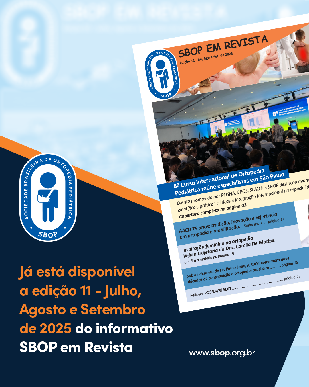 Informativo SBOP - Revista - Edi&ccedil;&atilde;o 11 - Jul/Ago/Set - 2025
