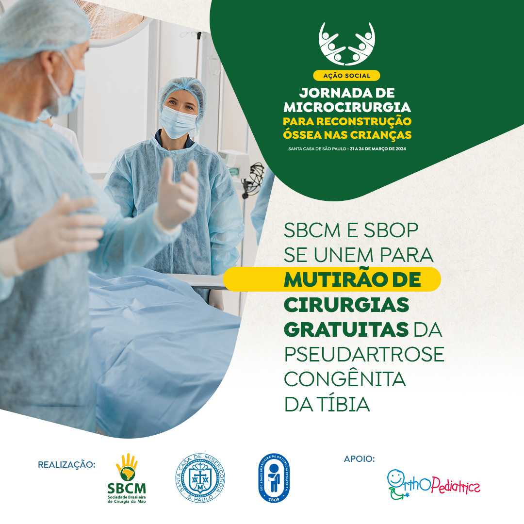 Jornada de Microcirurgia para Reconstru&ccedil;&atilde;o &Oacute;ssea nas Crian&ccedil;a