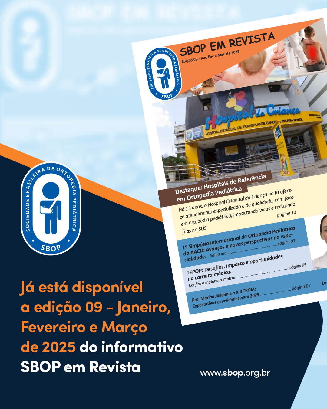 Informativo SBOP - Revista - Edi&ccedil;&atilde;o 09 - Jan/Fev/Mar - 2025