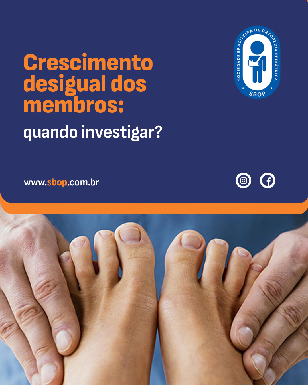 Crescimento desigual dos membros: quando investigar?
