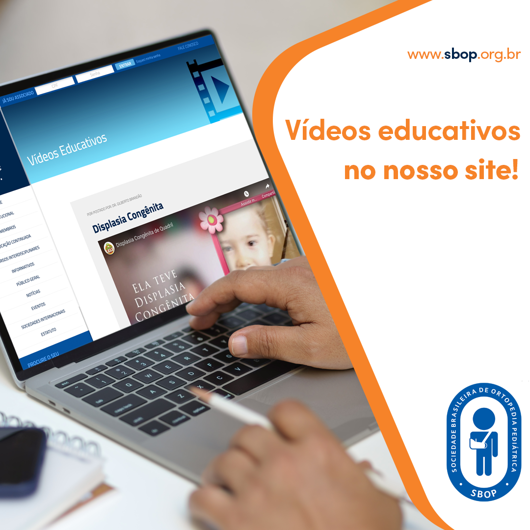 V&iacute;deos educativos, voc&ecirc; confere aqui, no site da SBOP