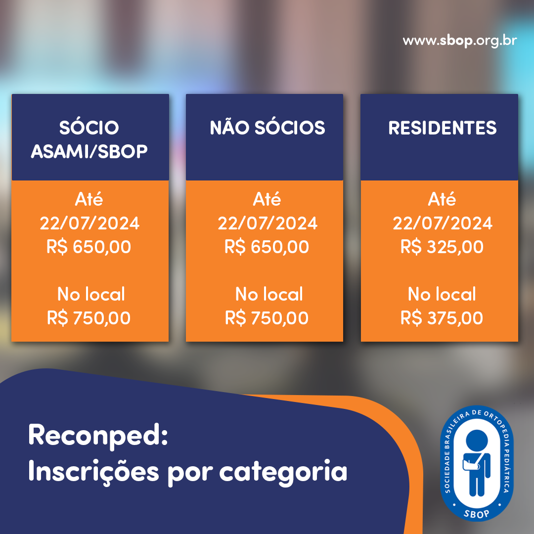 RECONPED 2024: De 1 a 3 de agosto, em S&atilde;o Paulo